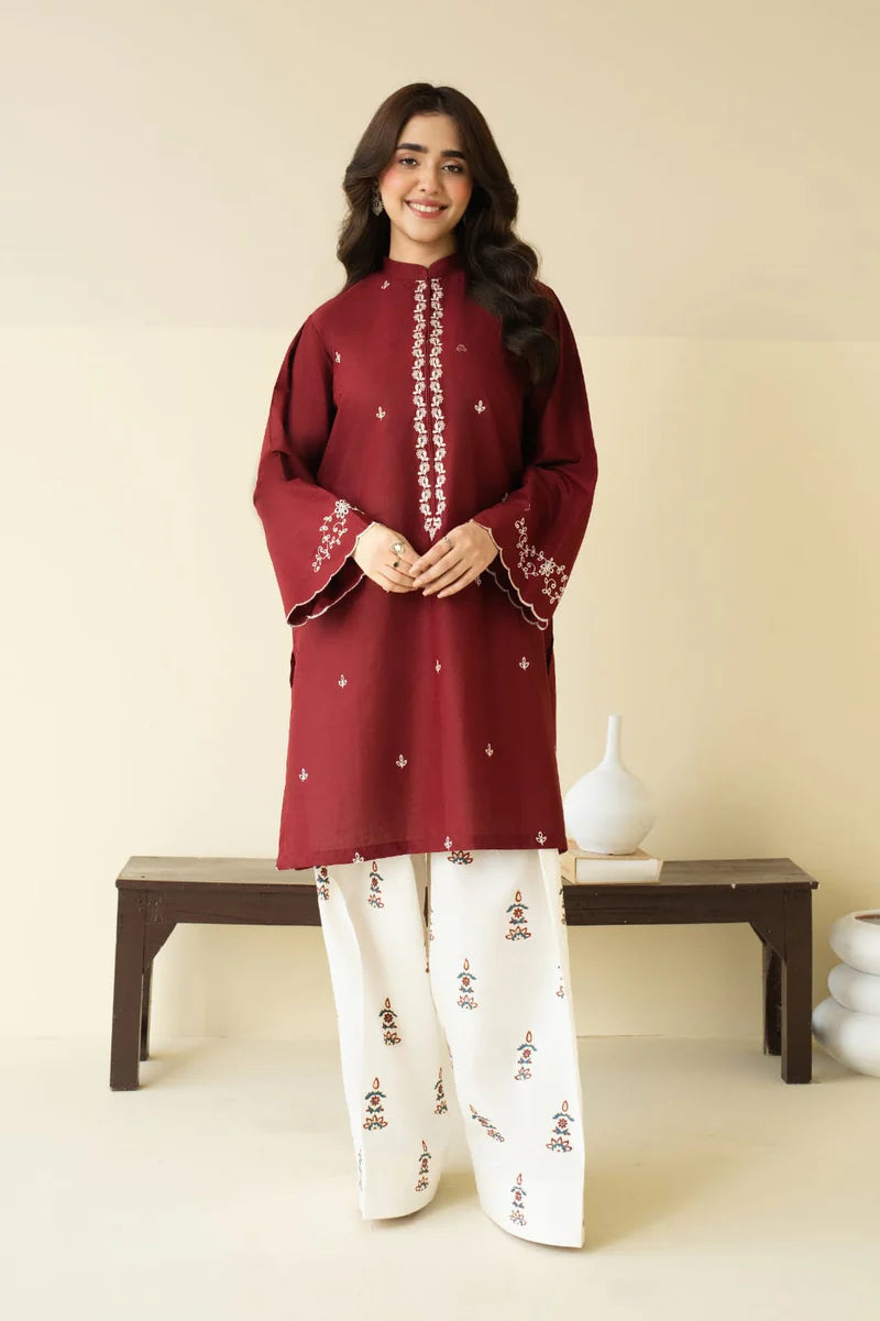 Mah e Rang Two Pc Embroidery Stitched
