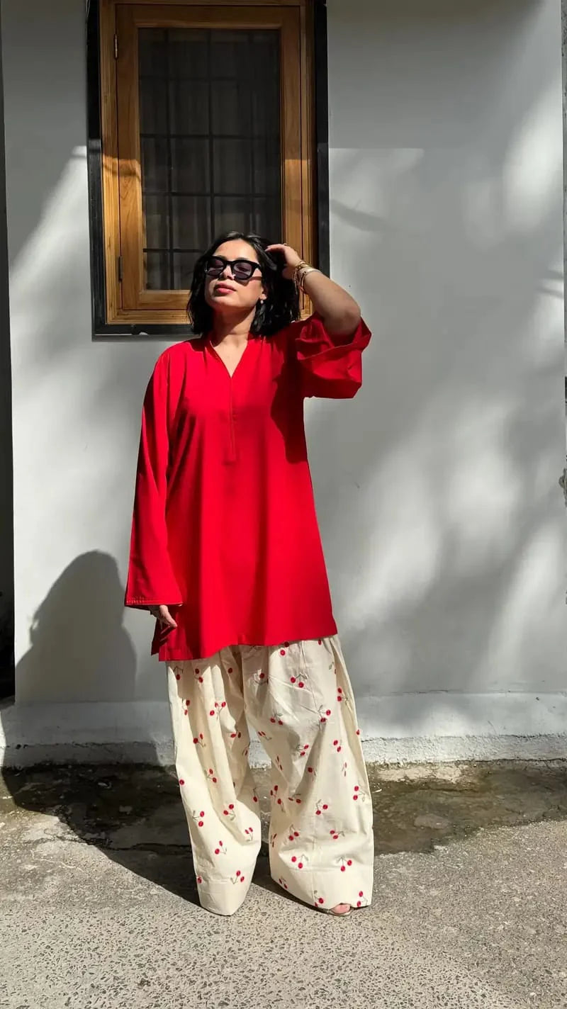 Cherry 2PC Stitched