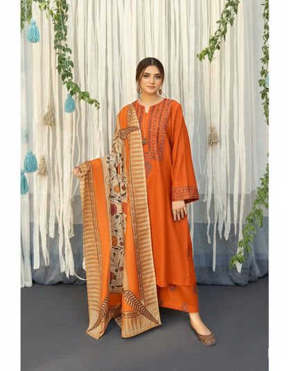Lawn Embroidered 3Piece Stitched SF - 413