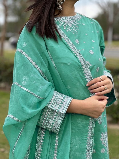 Lawn Embroidered 3Piece SF - 376