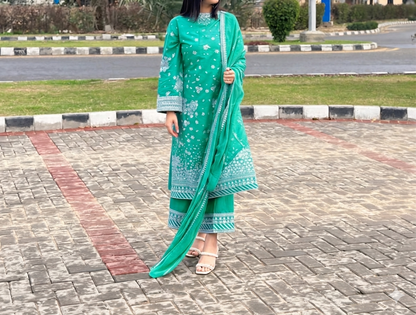 Lawn Embroidered 3Piece SF - 376