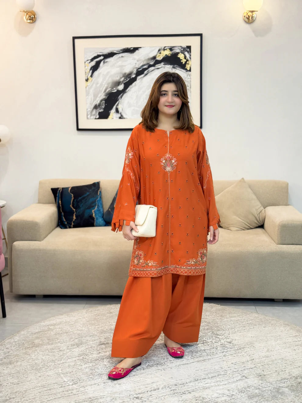 Samia 2 Pc Stitched