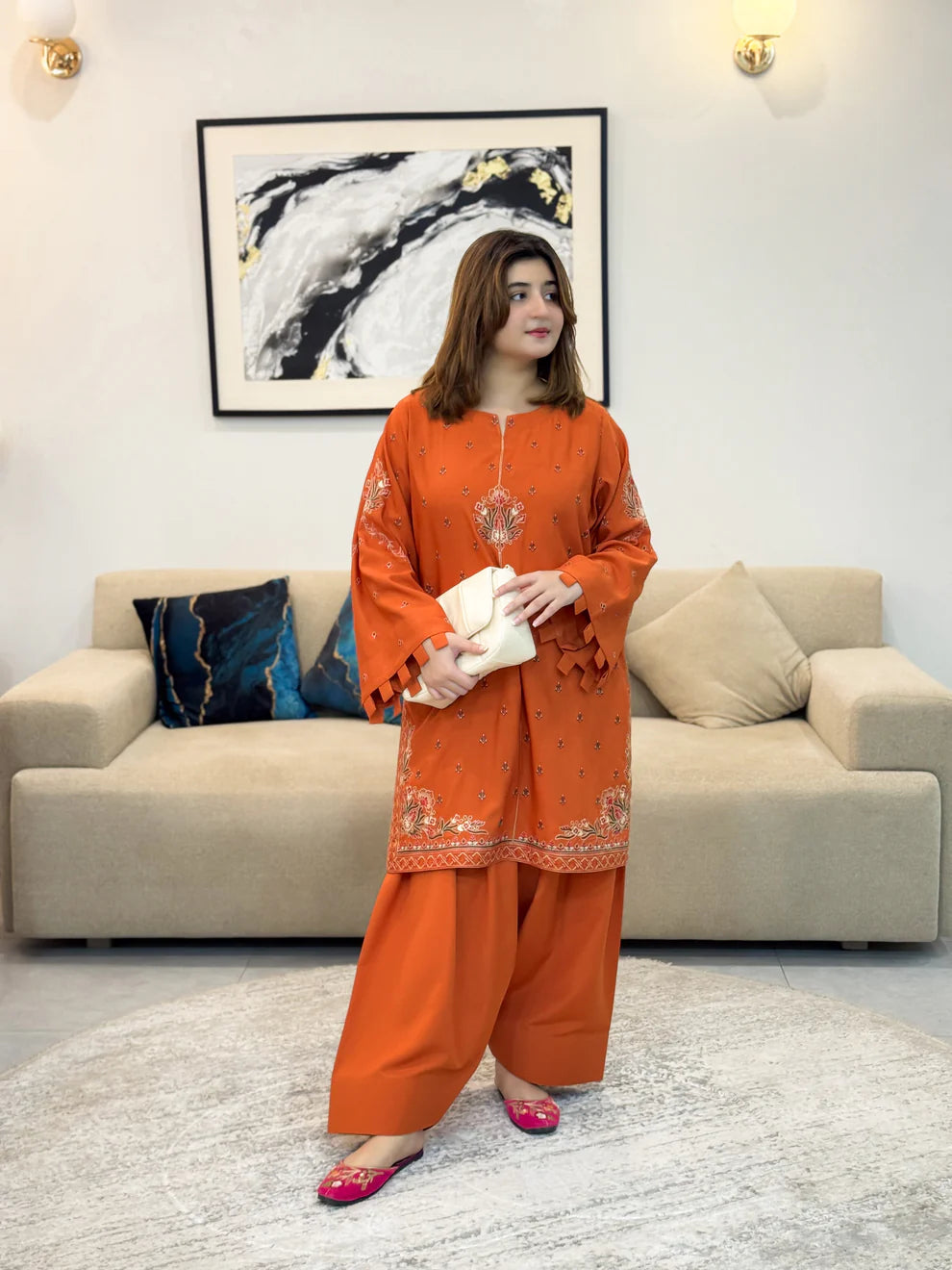 Samia 2 Pc Stitched