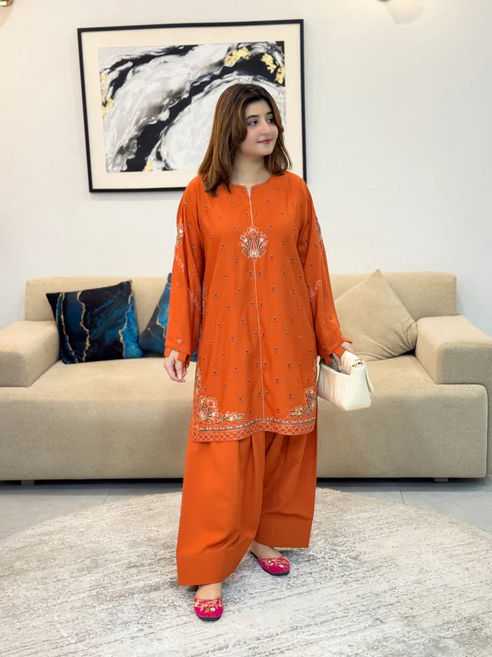 Samia 2 Pc Stitched