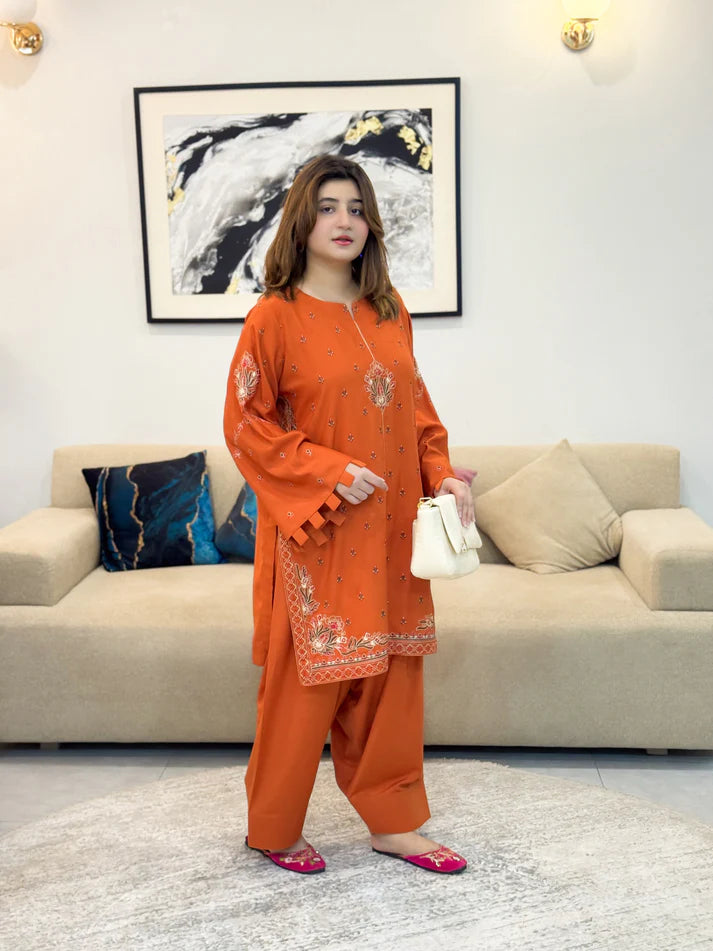 Samia 2 Pc Stitched