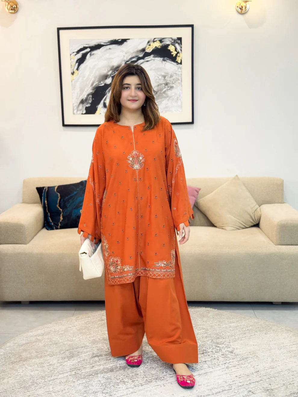 Samia 2 Pc Stitched