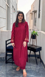 Sf 390 lawn chikankari(Free Khussa Gift)