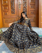 Sheesh Mahal-BLK 3 Pc Stitched