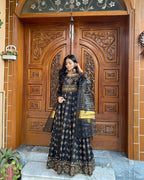Sheesh Mahal-BLK 3 Pc Stitched
