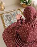 Printed Namaz Chaddar With Sleeves And Naqab 110