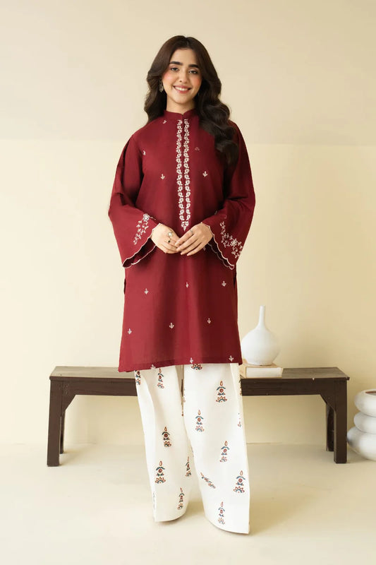 Mah e Rang Two Pc Embroidery Stitched