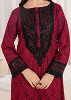 Lawn Embroidered 2Piece Stitched SF-384 (RED)