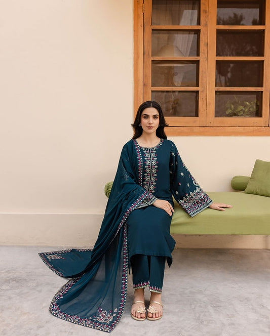 Lawn Embroidered 3Piece SF - 418