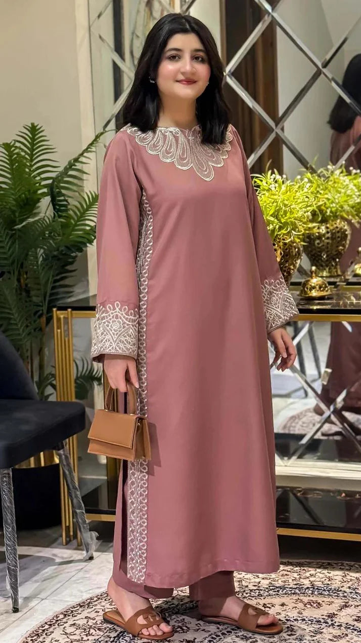 Minal Embroidered Co Ord Set