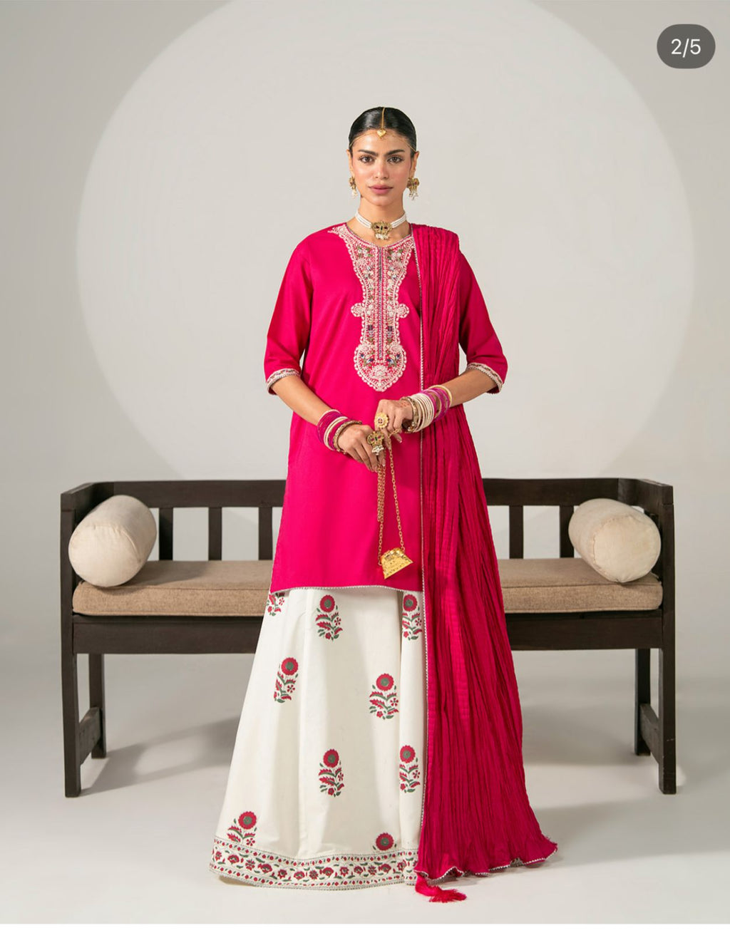 Zara 2 Pc Stitched